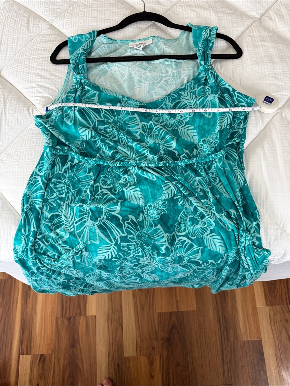 Women’s Blue Floral Sleeveless Tank Top - Brand: Style&Co